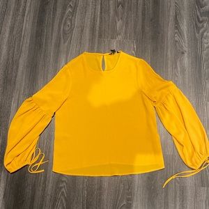 New Look Blouse, Very good condition, like new. bright orange/yellow shirt